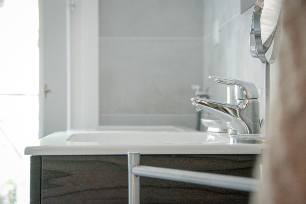 Bagno con doppio lavabo